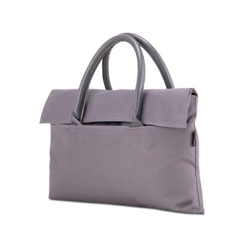 Classone BYN-EL004 WTXPro Su Geçirmez Kumaş 13-14 inch Bayan Laptop El Çantası- Tote Bag – Gri