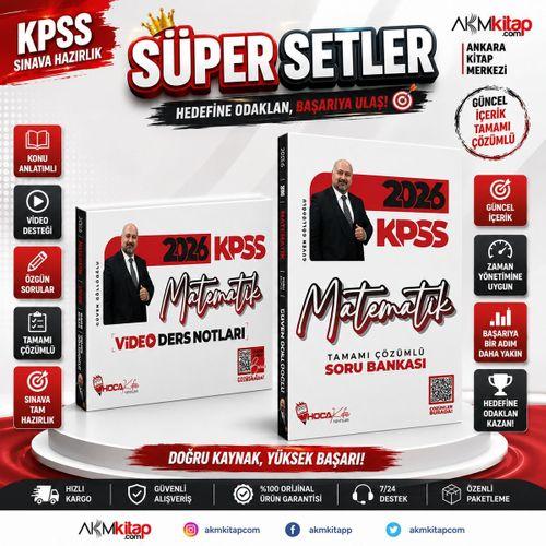 Hoca Kafası 2026 KPSS Matematik Video Ders Notu ve Soru Bankası Seti 2 Kitap