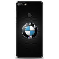 Huawei Y7 2018 Kılıf HD Baskılı Kılıf - Bmw + Tam Ekran Koruyucu