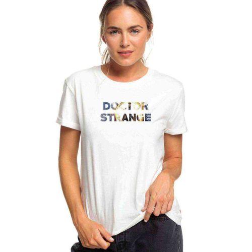 Doctor Stange Baskılı Beyaz Kadın Tshirt