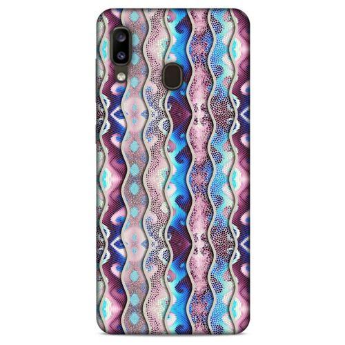 Samsung Galaxy A20 Kılıf Baskılı Özel Seri Taşlı (31) TPU Kılıf