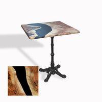 Dockers Çipa 1002 Döküm Ayak Kare Masa 80x80 cm - (Werzalit, Wermodin ve Allzalit Tabla) - Epoxy