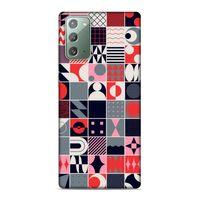 Samsung Galaxy Note 20 Uyumlu Kılıf Insomnia (26) Tpu Silikon Kılıf Kırmızı Krem