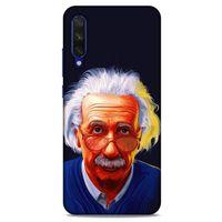 Xiaomi Mi A3 Kılıf Almanya (37) Silicone Cover Einstein