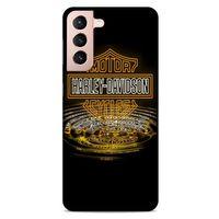 Samsung Galaxy S21 Uyumlu Kılıf Motorsiklet (35) Fit Design Kılıf Harley Davidson