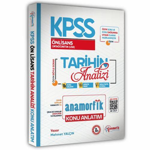 2026 KPSS ÖnLisans-Ortaöğretim Tarihin Analizi Pratik Notlarla Konu Anlatımı Anamorfik Yayınları