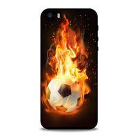 Lopard Apple Iphone 5S Uyumlu Kılıf FireX (36) Glitter Kılıf Futbol Topu