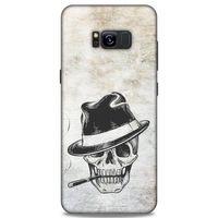 Lopard Samsung Galaxy S8 Plus Uyumlu Kılıf Tattoo's (24) Darbe Emici Kılıf Şapkalı İskelet