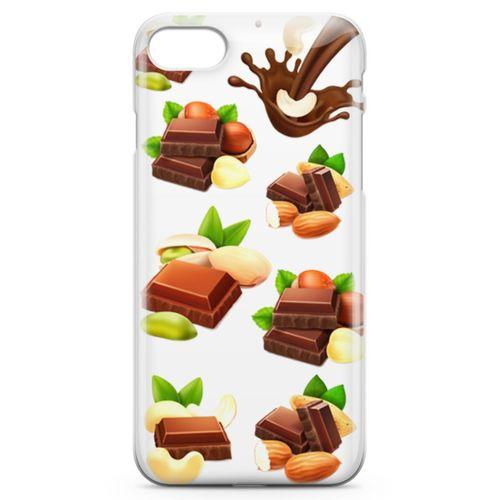 Apple iPhone 8 Kılıf Çikolata Çeşitleri Arka Kapak Koruma Desenli Full Koruyucu