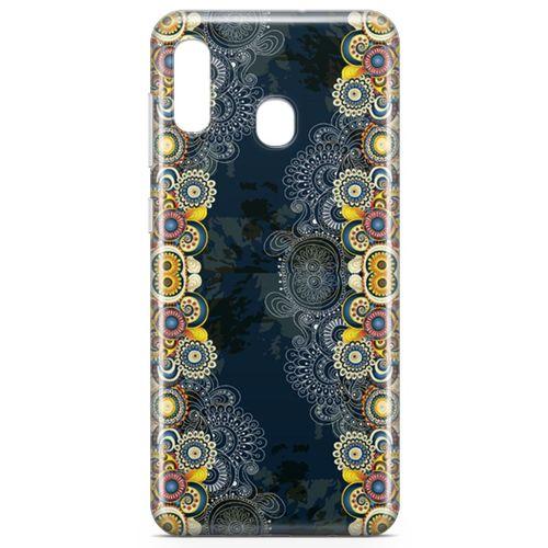 Samsung Galaxy A40 Kılıf Ayçiçkli Motifler Arka Kapak Koruma Desenli Full Koruyucu