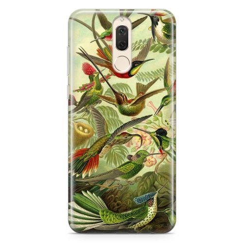 Huawei Mate 10 Lite Kılıf Suluboya Trochilus Arka Kapak Koruma Desenli Full Koruyucu