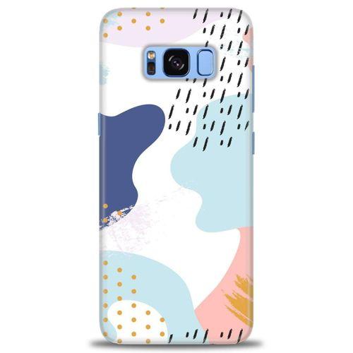 Samsung Galaxy S8 Kılıf HD Baskılı Kılıf - Renkler Renkler + Tam Ekran Koruyucu