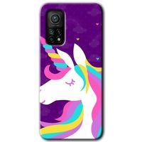 Potkal Hediye Fabrikası Xiaomi Mi 10T Pro Kılıf HD Desen Baskılı Arka Kapak - Unicorn Sleep