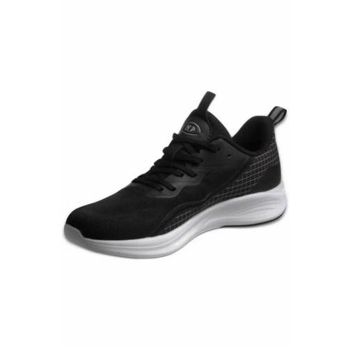 M.p 241-1602 Siyah Beyaz Erkek Bağcıklı Spor Ayakkabı