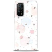 Xiaomi Mi 10T Pro Kılıf HD Baskılı Kılıf - Yıldız Puantiye + Tam Ekran Koruyucu