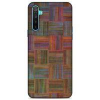 Lopard Oppo Realme 6i Uyumlu Kılıf Wood'X (48) Bumper Kılıf Desenli
