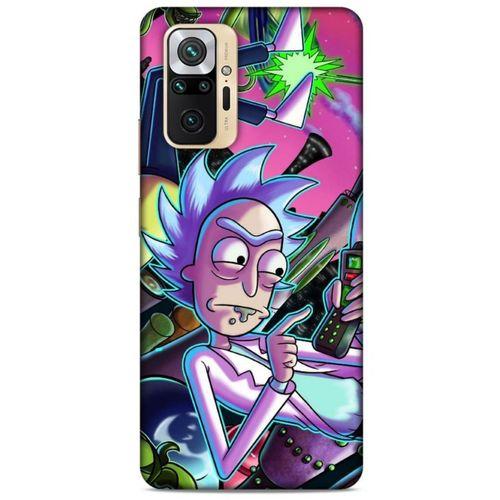 Xiaomi Redmi Note 10 Pro Uyumlu Kılıf Rick And Morty (20) Koruyucu Kılıf MC Haps