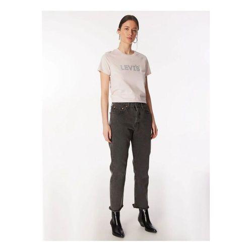 Levis Levis Bisiklet Yaka  Pul Baskılı Pembe Kadın T-Shirt A2086-0279