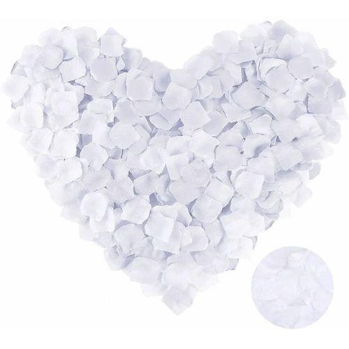 Beyaz Renk Gül Yaprağı - 1 Paket 100 Adet