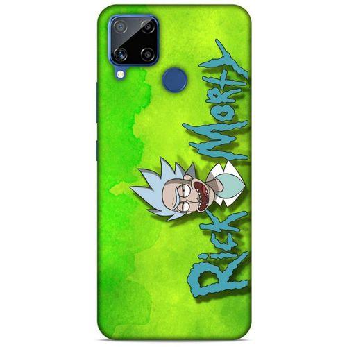Realme C15 Uyumlu Kılıf Rick And Morty (12) Koruyucu Silikon Space Cruiser / Car