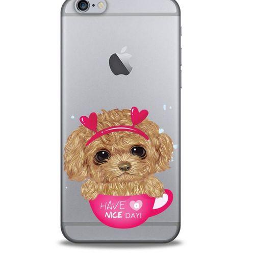 Zoologix (79) Apple Iphone 6S Şeffaf Kılıf Silikon Desenli
