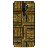 Lopard Oppo A5 2020 Uyumlu Kılıf Wood'X (47) Crystal Flex Kılıf Baskılı