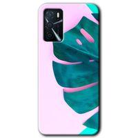 Oppo A16 Kılıf Baskılı Kapak - 3D Yaprak +Tam Kaplayan Mat Seramik