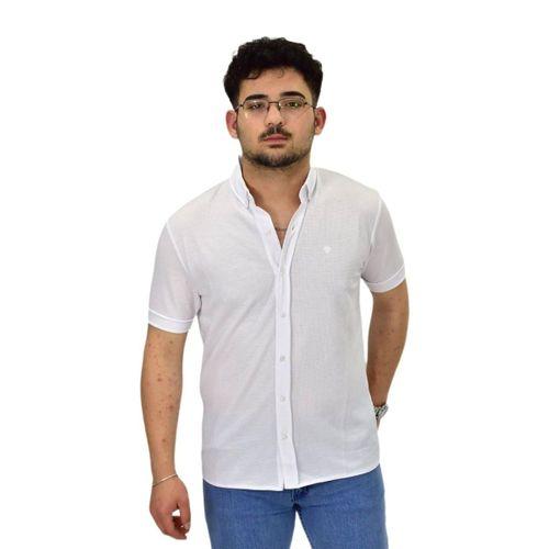 Erkek Büyük Beden Gömlek Yaka Düğmeli Tişört BGL-ST04525