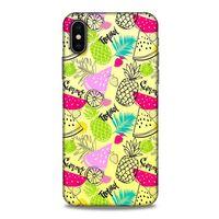 Frutix Meyve Mix 03 Apple Iphone X Kılıf Desenli Silikon