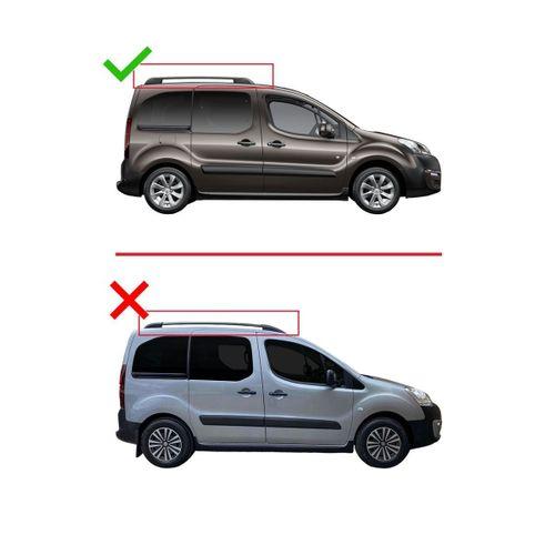 Citroen Berlingo 2008-2018 Arası ile uyumlu ACE-1 Ara Atkı Tavan Barı GRİ 3 ADET BAR
