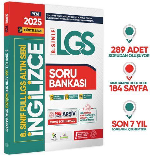 2025 8 Sınıf Full LGS Altın Seri İNGİLİZCE MEB Çıkmış Soru Bankası Modüler Seti PDF/Video Çözümlü