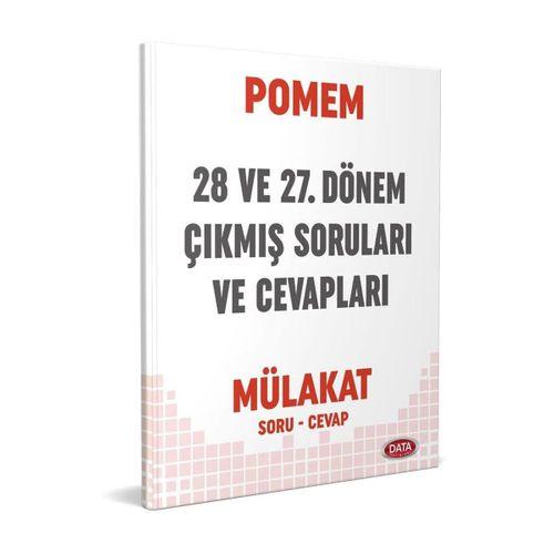 Pomem 28. ve 27. Dönem Mülakat Çıkmış Sorular ve Cevapları Data Yayınları