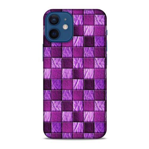 Apple iPhone 12 Mini Kılıf Patchwork (5) Koruma Kabı Fuşya