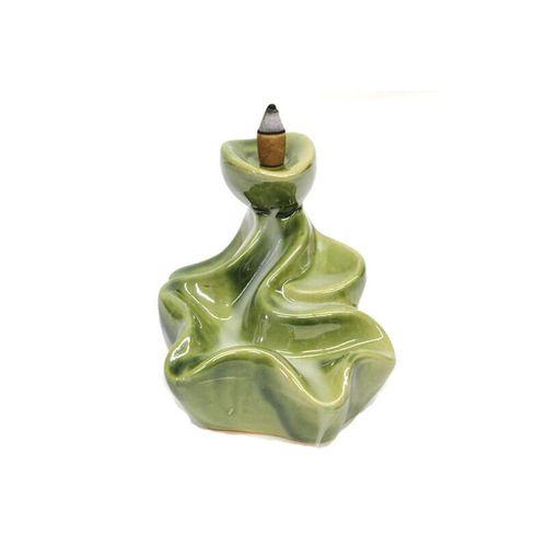 Seramik Dekoratif Konik Geri Akışlı Tütsülük