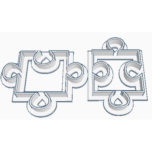 Bulmaca Modeli Kurabiye Kesici (Bu ürün Sadece Plastik parçadır - Almadan Önce Soru Sorabilirsiniz)