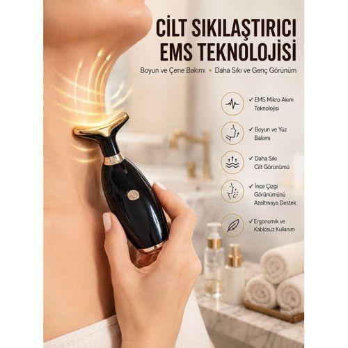 Yüz Ve Boyun Kırşıklık Giderici Ems Güzellik Cihazı Gıdık,sarkma,kırışıklık Yüz Masaj Aleti