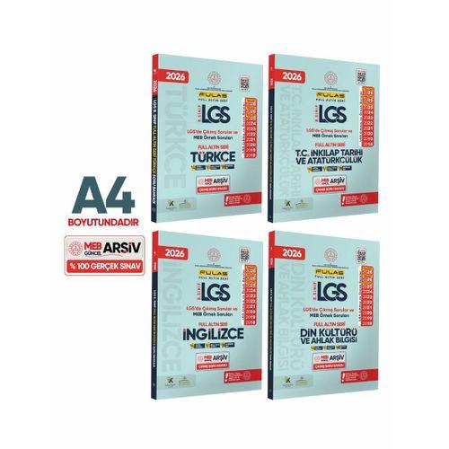 2026 8 Sınıf Full LGS Altın Seri(FULAS)LGS/MEB Örnek Çıkmış Modüler Soru Bankası Çözümlü SÖZEL SET