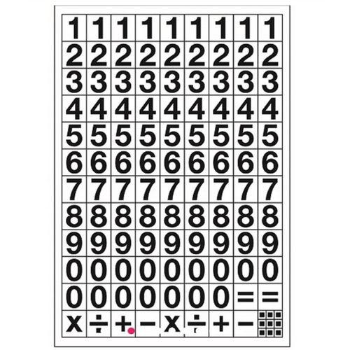 Tanex Rakam Stickers 2 Sayfa Stc-502 - 3 adet
