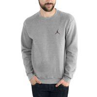 Basketball Baskılı Gri Erkek Sweatshirt