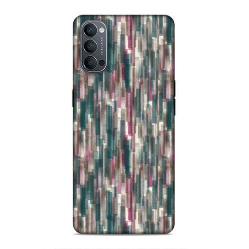 Oppo Reno 4 Uyumlu Kılıf Utopia (14) Lansman Kılıf Beyaz Gri