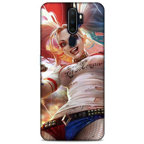 Oppo A9 2020 Uyumlu Kılıf Harley Quinn (16) Kalın Kılıf Karolina mavisi