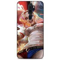 Oppo A9 2020 Uyumlu Kılıf Harley Quinn (16) Kalın Kılıf Karolina mavisi