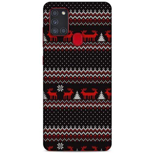 Kazak (22) Desenli Silikon Kapak Telefon Kabı Samsung Galaxy A21s Kılıf