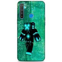 Lopard Oppo Realme 5i Uyumlu Kılıf PiXel (45) Liquid Air Kılıf Tron