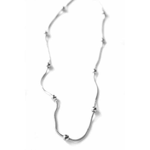 Top Zincir Kolye - Gümüş