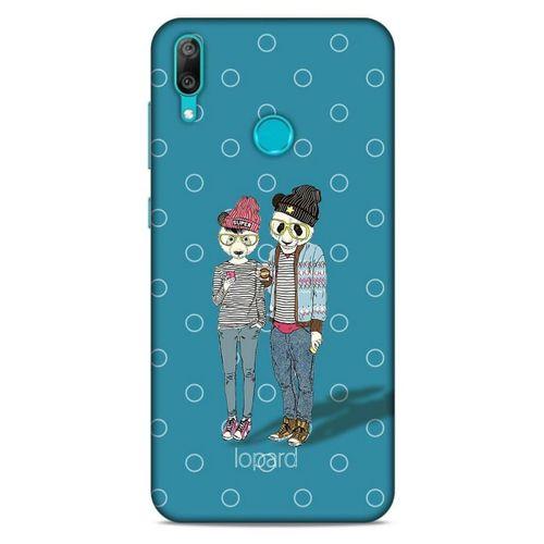 Huawei Y7 Prime 2019 Kılıf FunnyMaX (16) Kalın Kılıf Mavi