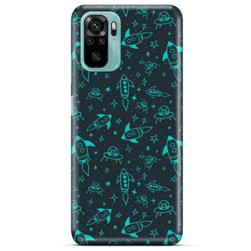 Xiaomi Redmi Note 10 5G Uyumlu Kılıf Yeşil Delisi (46) Core Armor Kılıf Tropikal orman yeşili