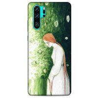 Huawei P30 Pro Kılıf Depresyon (16) Kalın Kılıf Turuncu Mavi