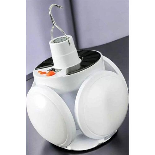 Güneş Enerjili Solar Aydınlatma Kamp Çadır Lambası Şarjlı Ampül Led Şarjlı El Feneri Işıldak