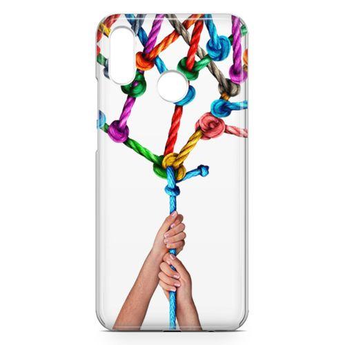 Huawei P20 Lite Kılıf Bağlılık Arka Kapak Koruma Desenli Full Koruyucu